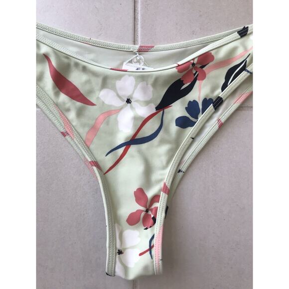 Sisstrevolution Swim Bikini Bottom Multicolor Floral Print Cheeky - Picture 4 of 8